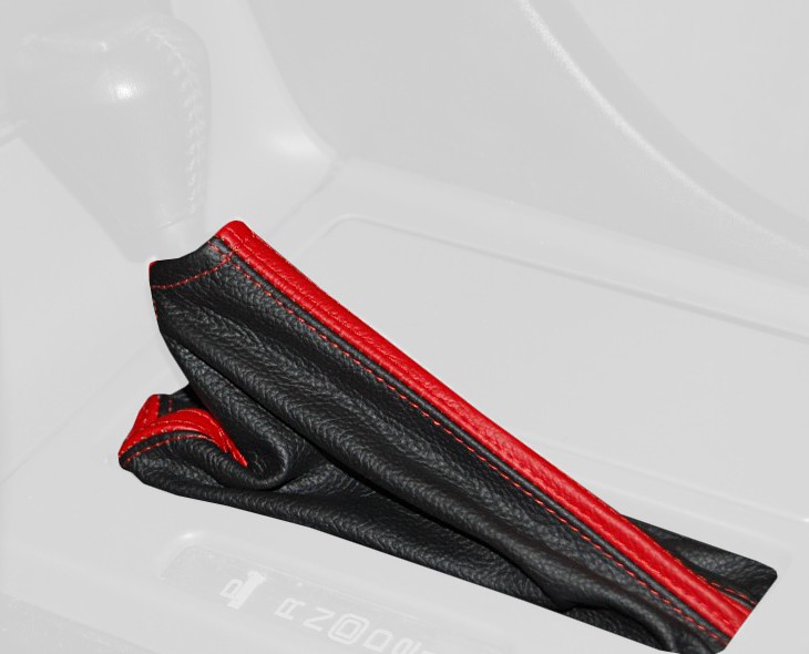 I need a two tone boot shifter:red an black
